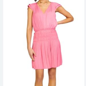 NWT Current Air Talia Flutter Sleeve Mini Dress Small